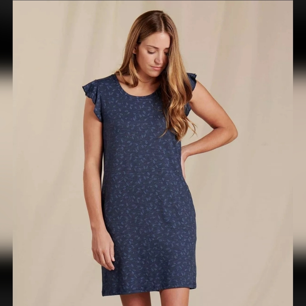 Toad and Co Ruflita Dress Size XS  organic cotton and tencel